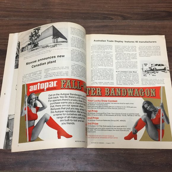Motor in Canada Western Canada's Automotive Publication August 1973 Magazine - Picture 11 of 16